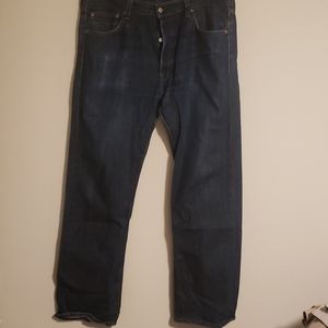 Levis 501 36x32 broken in jean
